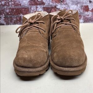 Men's Tan Suede Chukka Boots box 20